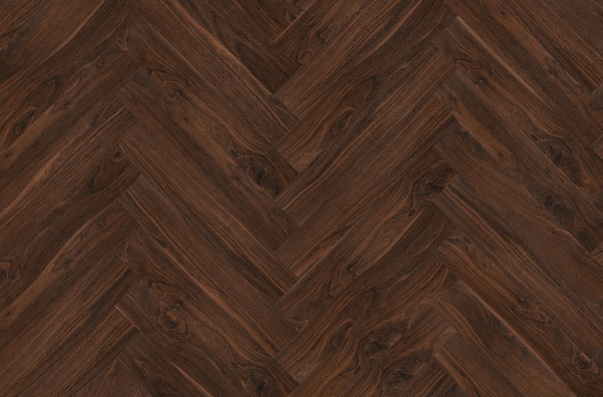 Кварцвиниловый паркет Vinilpol Herringbone 7мм Паркет Да Винчи 9977